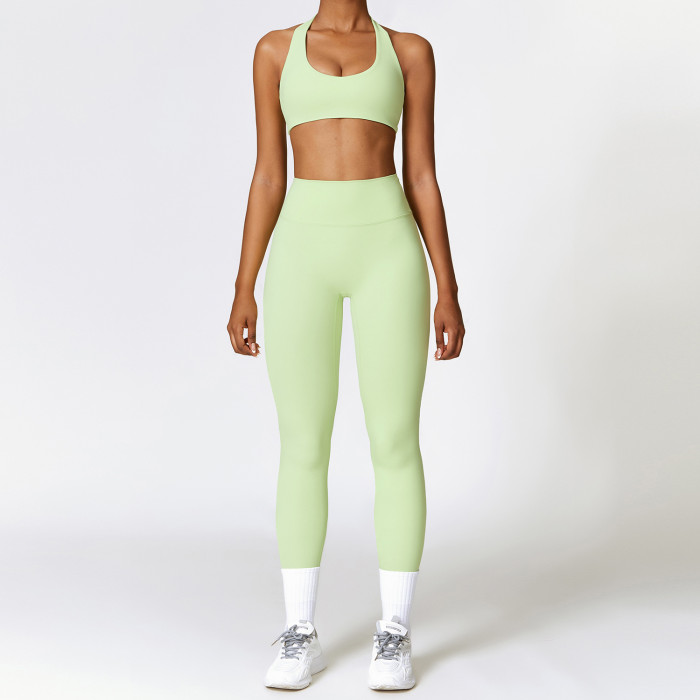 Custom Breathable Yoga Pants | Wholesale Custom Logo Yoga Pants Set Women Legging Yoga Fitness