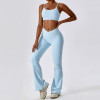 Custom Seamless Yoga Leggings | Custom Blank Fitness Yoga Sets and Leggings Running Sports Bra