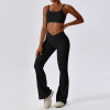 Custom Seamless Yoga Leggings | Custom Blank Fitness Yoga Sets and Leggings Running Sports Bra
