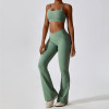 Custom Seamless Yoga Leggings | Custom Blank Fitness Yoga Sets and Leggings Running Sports Bra