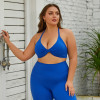 Custom Plus Size Leggings | Solid Color Custom Printed Soft Bras Sexy Plus Size Sports Bras