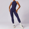 Custom yoga fitness jumpsuit| Wholesale Jumpsuits Ladies One Piece Jumpsuit For Women Zippier