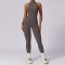 Custom yoga fitness jumpsuit| Wholesale Jumpsuits Ladies One Piece Jumpsuit For Women Zippier