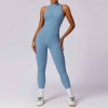 Custom yoga fitness jumpsuit| Wholesale Jumpsuits Ladies One Piece Jumpsuit For Women Zippier