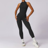 Custom yoga fitness jumpsuit| Wholesale Jumpsuits Ladies One Piece Jumpsuit For Women Zippier