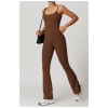 Custom Jumpsuits elegant| Women Girls Fashion Quick Dry Fitness Exercise Back Sexy Yoga Jumpsuit
