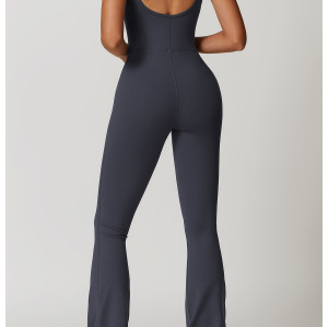 Custom Jumpsuits elegant| Women Girls Fashion Quick Dry Fitness Exercise Back Sexy Yoga Jumpsuit
