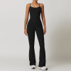 Custom Jumpsuits elegant| Women Girls Fashion Quick Dry Fitness Exercise Back Sexy Yoga Jumpsuit
