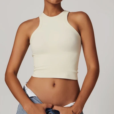 Custom Racer back Tank Top | High Quality Women's Workout Clothes Running Fitness Tank Tops