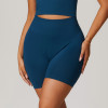Custom high waist yoga shorts |High Quality  Nylon Spandex Yoga Shorts Custom Seamless Young Girls