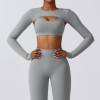 Custom Running Long Sleeve Top | High Quality Wholesale Custom Logo Yoga Women Long Sleeve