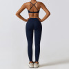 Custom legging yoga fitness | Wholesale Custom Logo Clothing Women Pants High Waist Yoga Leggings