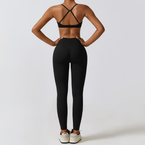 Custom legging yoga fitness | Wholesale Custom Logo Clothing Blank Women Tights Pants High Waist Yoga Leggings For Women