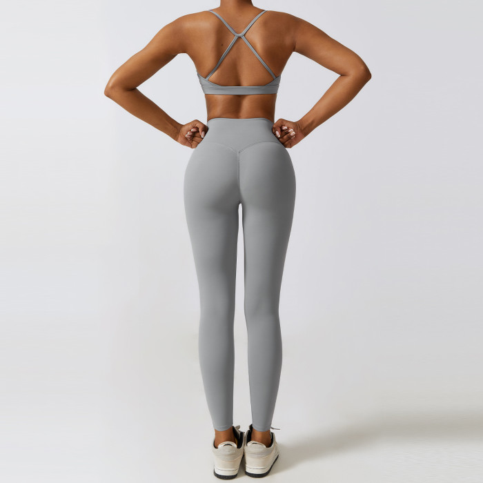 Custom legging yoga fitness | Wholesale Custom Logo Clothing Women Pants High Waist Yoga Leggings