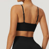 Custom Sexy Sports Bra|Custom Lightweight Halter Sports Bra Adjustable Shoulder Strap Private Label
