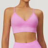 Custom Sexy Sports Bra|Custom Lightweight Halter Sports Bra Adjustable Shoulder Strap Private Label
