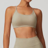 Custom Women's Sports Bras | Wholesale Custom Logo Sports Bras Seamless Cross Back Sports Bras