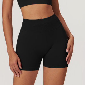 Custom Yoga Shorts | Custom Color Running Cycling Yoga Shorts High Waist White