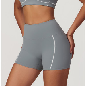 Custom yoga gym shorts |New Style Yoga Pants Fold Over Yoga Shorts  Womens or Girl Sport Shorts