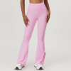 Custom Flared Pants|Women's Sports Solid Color Running Yoga Pants Hip Lifting Jogging Flared Pants