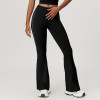 Custom Flared Pants|Women's Sports Solid Color Running Yoga Pants Hip Lifting Jogging Flared Pants