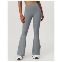 Custom Flared Pants|Women's Sports Solid Color Running Yoga Pants Hip Lifting Jogging Flared Pants