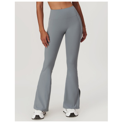 Custom Flared Pants|Women's Sports Solid Color Running Yoga Pants Hip Lifting Jogging Flared Pants