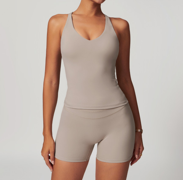 Custom casual tank top |  Sleeveless Women's T-Shirts Nylon Spandex Quick Dry Crop LadiesTank Top