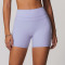 Custom Summer Yoga Shorts | Solid Color Custom Printed Seamless Shorts Yoga Shorts High Waist Women