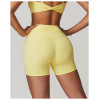 Custom Summer Yoga Shorts | Solid Color Custom Printed Seamless Shorts Yoga Shorts High Waist Women