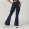 Custom nylon yoga legging | High Quality Running Wide Leg Yoga Leggings Plazzo Women Wide Leg Pants