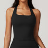 Custom workout tank top |  2024 New Style Tank Tops With Pad Fitness Yoga Sport Tank Top