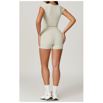 Custom running yoga shorts |2024 New Design Gym Yoga Legging Shorts  Shorts Girl Sport Shorts