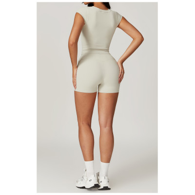 Custom running yoga shorts |2024 New Design Gym Yoga Legging Shorts  Shorts Girl Sport Shorts