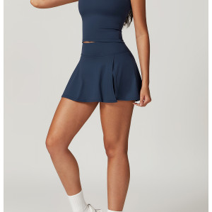 Custom tennis skirt | Sporty Solid Color Lightweight Breathable Color Custom Logo Gym Skirt Skirt