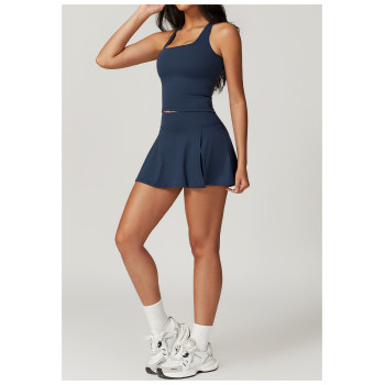 Custom tennis skirt | Sporty Solid Color Lightweight Breathable Color Custom Logo Gym Skirt Skirt