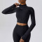 Custom yoga jacket|High Quality Custom Long Sleeve Zip Up Yoga Jacket and Gym Yoga Jacket Zip