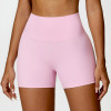 Custom Woman Yoga Shorts |Private Label Seamless Yoga Shorts For Women Sexy Gym Yoga Shorts Brown