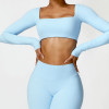 Custom running long sleeve| High Quality Women's T-Shirts Long Sleeves Cropped Yoga Long Sleeve