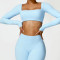 Custom running long sleeve| High Quality Women's T-Shirts Long Sleeves Cropped Yoga Long Sleeve
