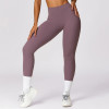 Custom leggings fitness yoga | breathable yoga leggings breathable sports yoga workout leggings