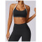 Custom nylon sport bra| Factory Wholesale Back Hollow Out Exercise and Dynamic Backless Sports Bra