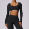 Custom long sleeve top| Wholesale Custom Logo 2024 New Style Long Sleeve T-Shirt and Top Tank