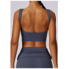 Custom custom blank sports bra | Adjustable High Impact Soft Fabric Sports Bra Crop Top Sports Bra