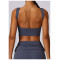 Custom custom blank sports bra | Adjustable High Impact Soft Fabric Sports Bra Crop Top Sports Bra