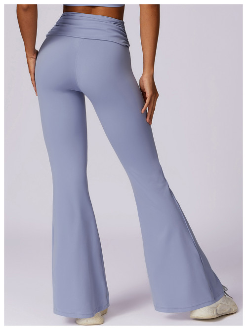 Custom yoga high-waisted pants /Custom high-waisted loose-fitting yoga pants wide-leg pants