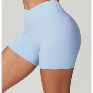 Custom black yoga shorts |Custom Tummy Control Bodycon Running Pants High Waist Yoga r Shorts