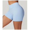Custom black yoga shorts |Custom Tummy Control Bodycon Running Pants High Waist Yoga r Shorts