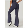Custom wide-legged pants| Wholesale Custom Nylon Spandex Flare Leggings Butt Lift Palazzo Pants