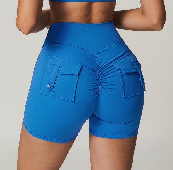 Custom butt scrunch yoga shorts|Logo Gym Clothing Seamless Bike Shorts High Waist Workout Shorts